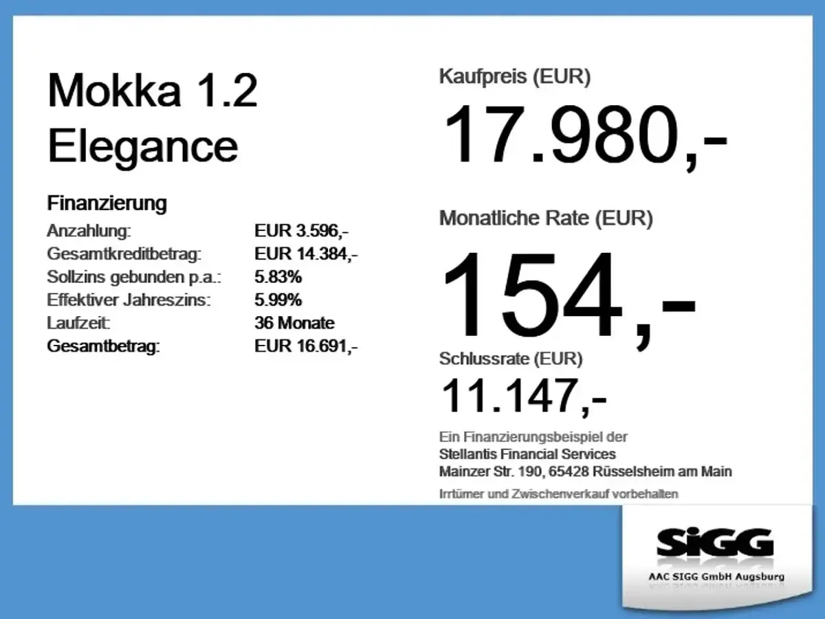 Gebraucht Opel Mokka Elegance 101 PS (74 kW) 2024 Lack grau artense/typ aussenverkleidung (metallic) SUV