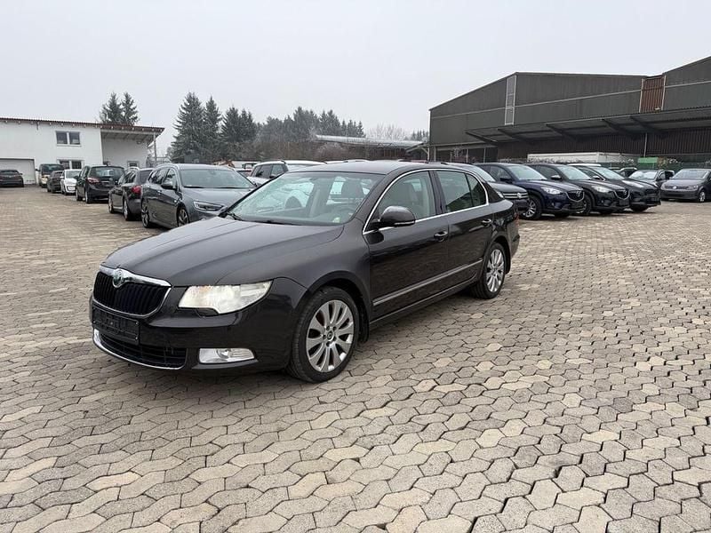 Braun Gebraucht 2008 Skoda Superb Elegance Limousine | 3.450 € (Superpreis) - Bild 1/4