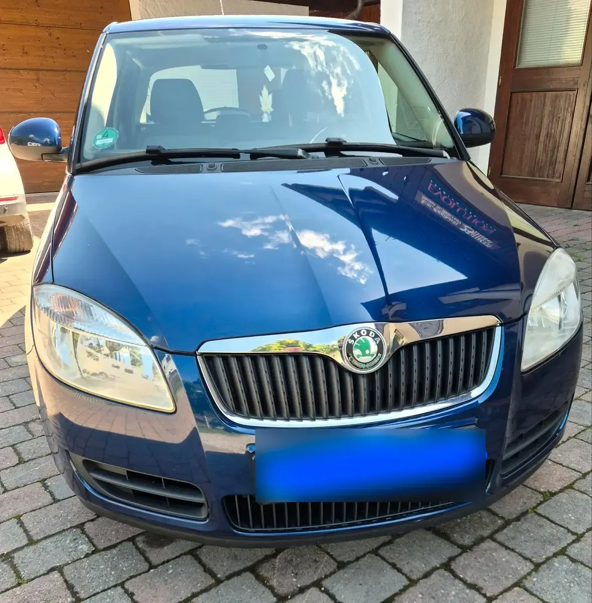 Gebraucht Skoda Fabia 60 PS (44 kW) 2010 Blau Kleinwagen