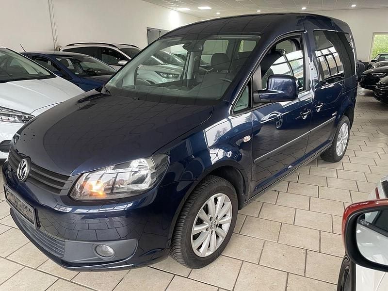 Gebraucht VW Caddy Team 105 PS (77 kW) 2015 Blau Van / Kleinbus