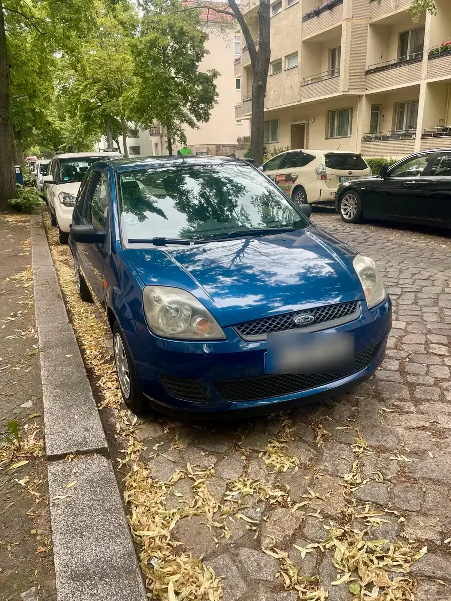 Gebraucht Ford Fiesta 2007 Blau Kleinwagen