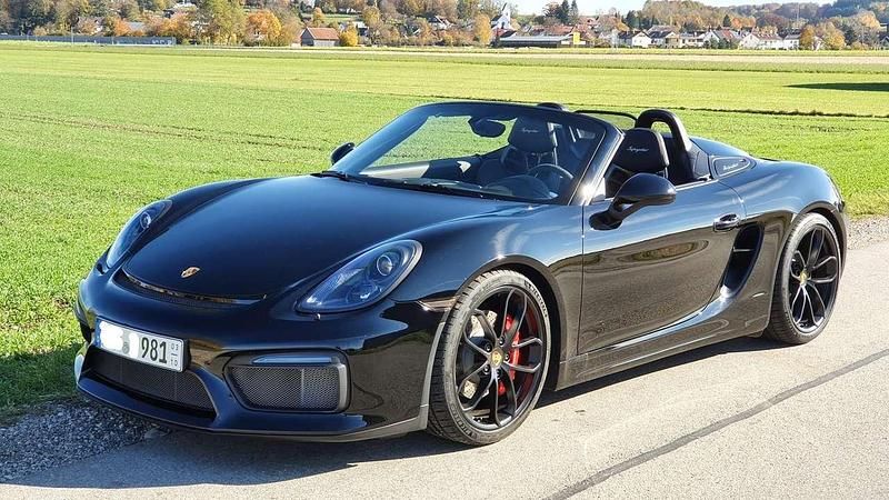 Gebraucht Porsche Boxster Spyder 375 PS (275 kW) 2016 Schwarz Cabrio