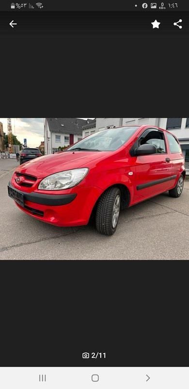 Rot Gebraucht 2007 Hyundai Getz Kleinwagen | 700 € (Guter Preis) - Bild 1/4