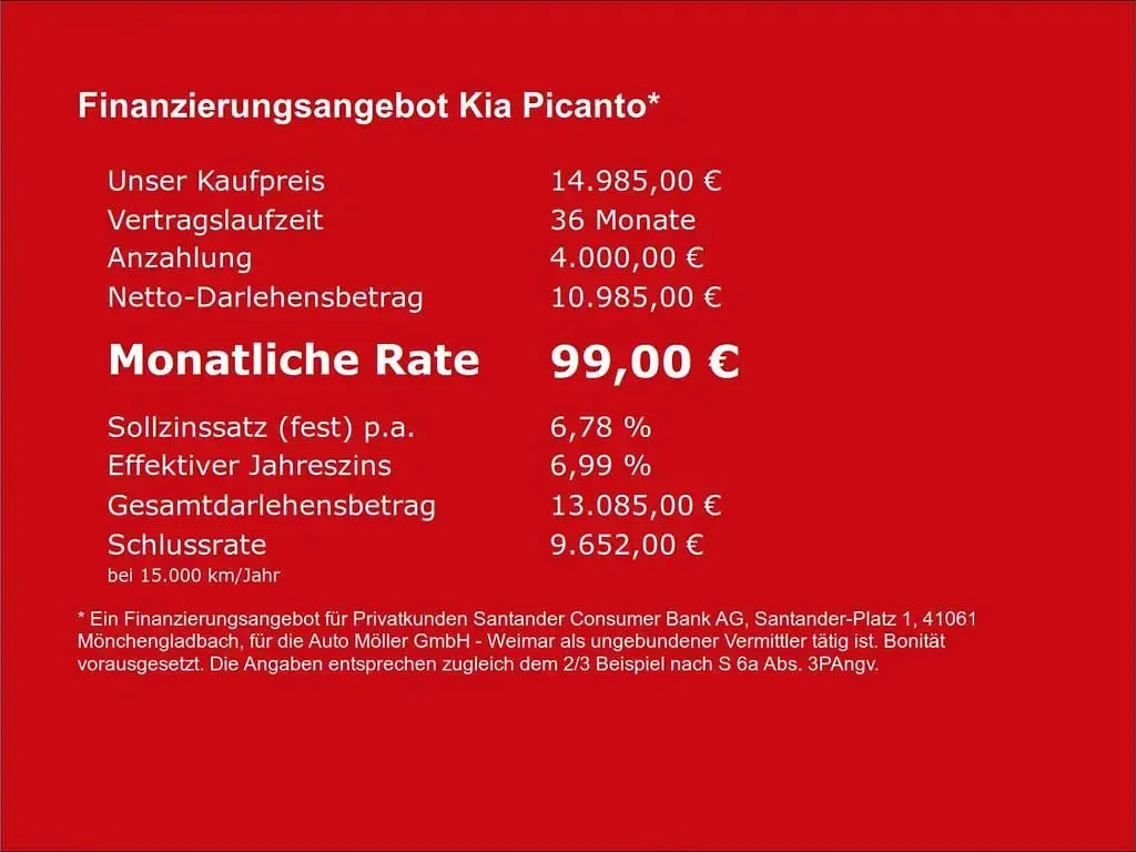 Gebraucht Kia Picanto 67 PS (49 kW) 2022 (kcs) sparklingsilber met. Kleinwagen