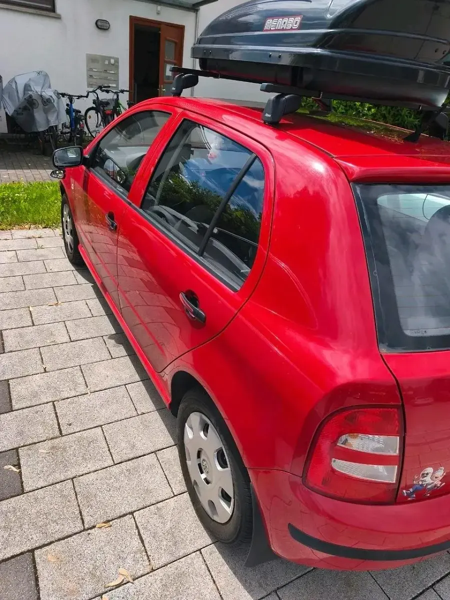 Gebraucht Skoda Fabia 55 PS (40 kW) 2005 Rot Kleinwagen