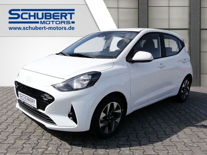 Atlas white / sol Neu 2025 Hyundai i10 Trend Kleinwagen | 18.290 € (Fairer Preis) - Bild 1/4
