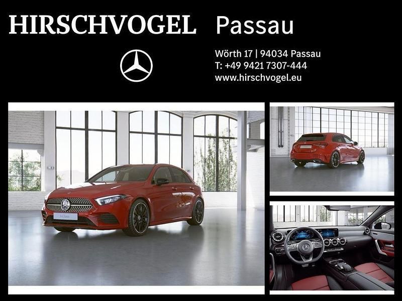 Jupiterrot Gebraucht 2018 Mercedes A200 AMG line Limousine | 21.870 € (Fairer Preis) - Bild 1/4