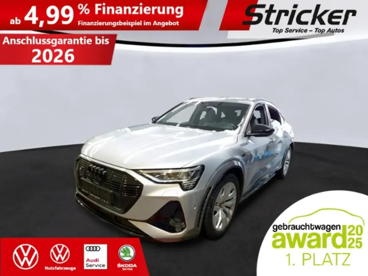 Gebraucht Audi e-tron Ambiente 369 kW (503 PS) 2022 Florettsilber metallic (metallic) SUV