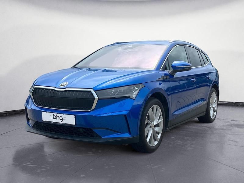 Blau Gebraucht 2022 Skoda Enyaq iV Lounge SUV | 34.860 € (Fairer Preis) - Bild 1/4