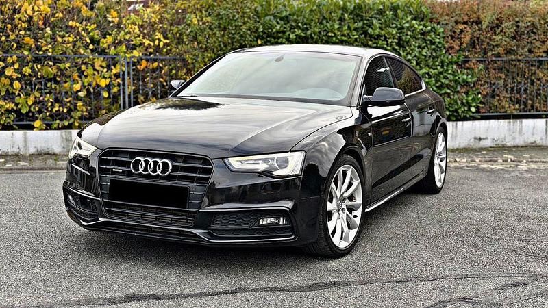 Schwarz Gebraucht 2017 Audi A5 Sportback S-Line Kleinwagen | 19.499 € (Superpreis) - Bild 1/4