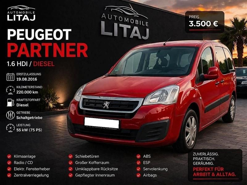 Gebraucht Peugeot TePee Active 99 PS (72 kW) 2016 Rot Kombi