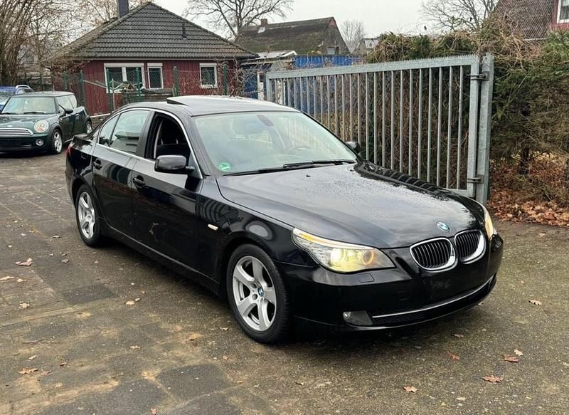 Schwarz Gebraucht 2008 BMW 523 Limousine | 2.850 € (Superpreis) - Bild 1/4