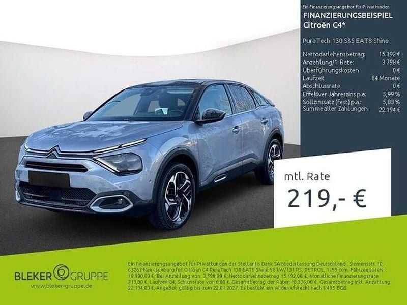 Gebraucht Citroën C4 PureTech 131 PS (96 kW) 2023 Grau Limousine