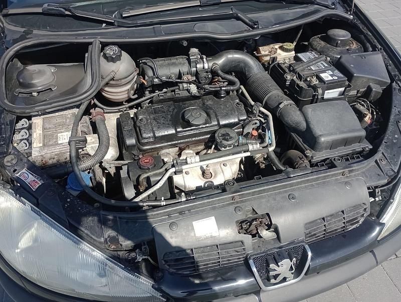 Gebraucht Peugeot 206 2002 Schwarz Kleinwagen