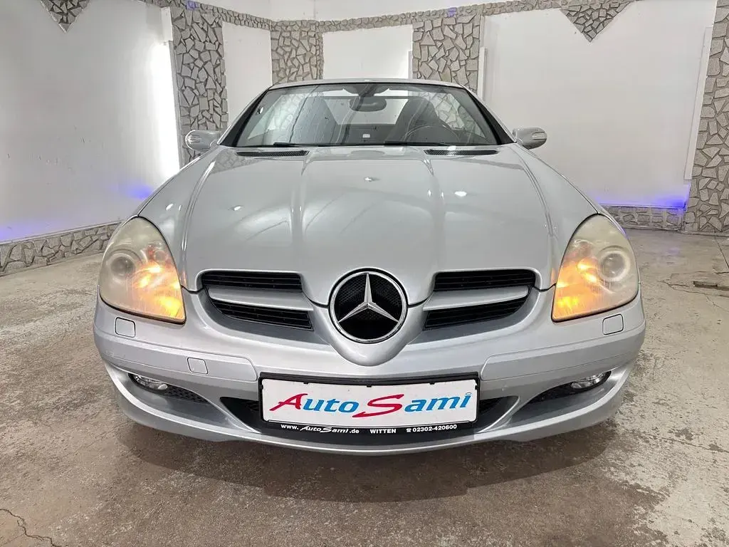 Gebraucht Mercedes SLK200 163 PS (119 kW) 2005 Silber Cabrio