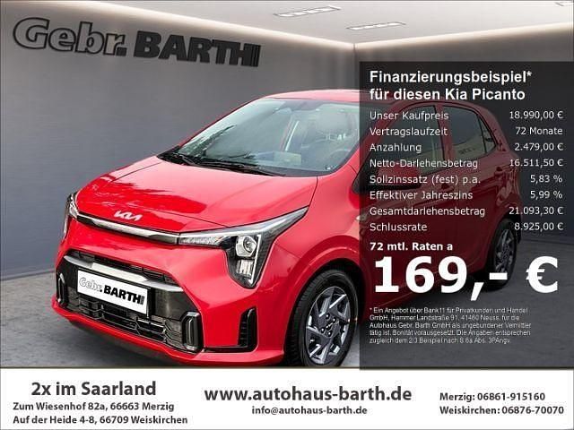Neu Kia Picanto Vision 68 PS (50 kW) 2025 Rot Kleinwagen