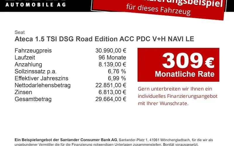 Neu Seat Ateca 150 PS (110 kW) 2025 Silber SUV