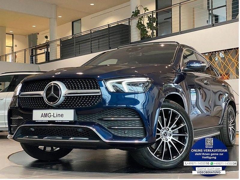 Blau Gebraucht 2022 Mercedes GLE350 AMG Coupé | 69.980 € (Fairer Preis) - Bild 1/3