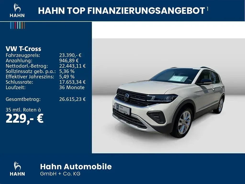 Gebraucht VW T-Cross Goal 116 PS (85 kW) 2025 Ascotgrau SUV