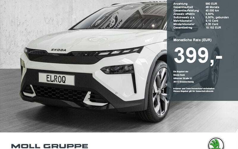 Schwarz Neu 2025 Skoda Elroq First Edition SUV | 47.990 € (Fairer Preis) - Bild 1/4