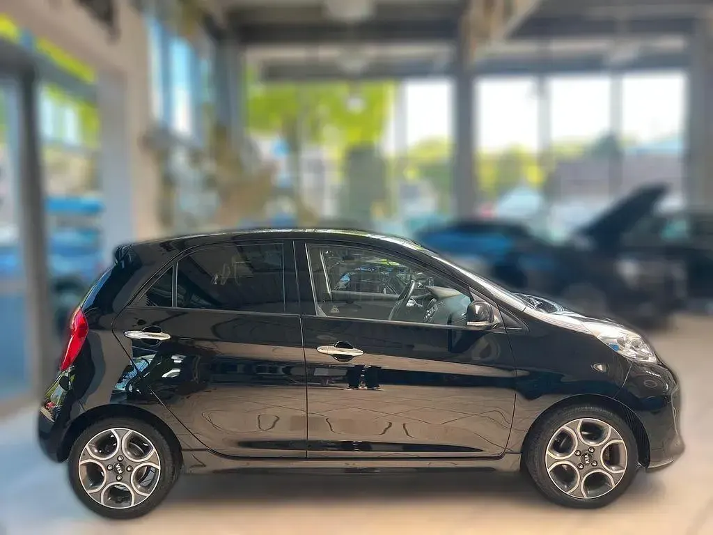 Gebraucht Kia Picanto Spirit 84 PS (61 kW) 2016 Schwarz metallic Kleinwagen