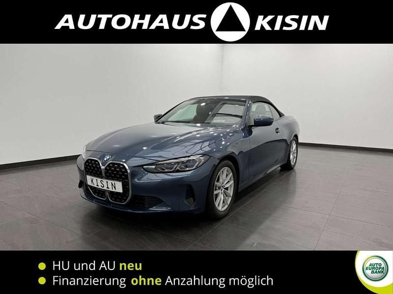 Arctic race blue metallic Gebraucht 2022 BMW 420 Sport Line Cabrio | 36.788 € (Superpreis) - Bild 1/4