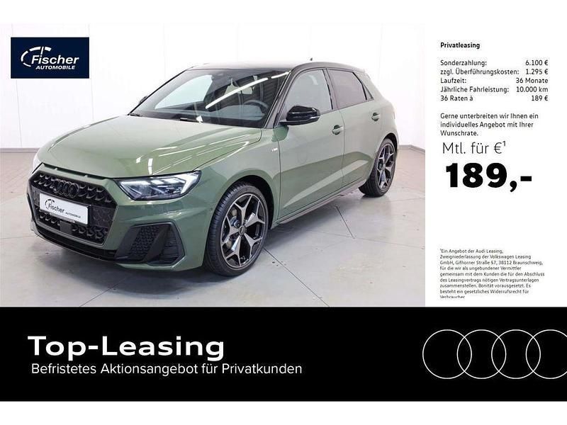Gruen Neu 2025 Audi A1 Sportback S-line plus Kleinwagen | 32.980 € (Fairer Preis) - Bild 1/4