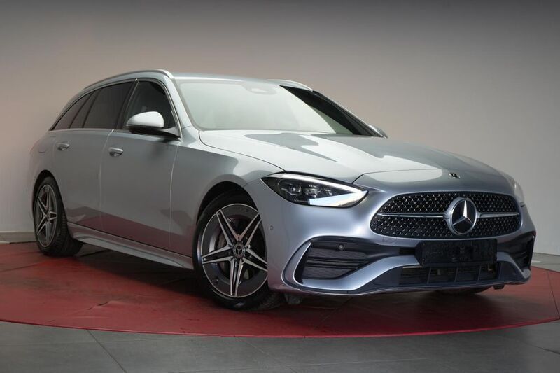 High tech silver Gebraucht 2023 Mercedes C300 AMG Kombi | 37.990 € (Fairer Preis) - Bild 1/4