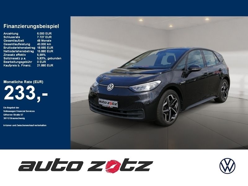 Grau Gebraucht 2022 VW ID.3 Pro Kleinwagen | 21.880 € (Fairer Preis) - Bild 1/4