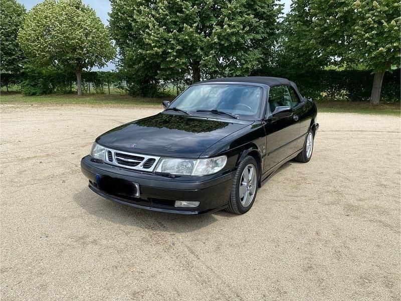 Schwarz Gebraucht 2002 Saab 9-3 Cabriolet Cabrio | 8.900 € (Fairer Preis) - Bild 1/4