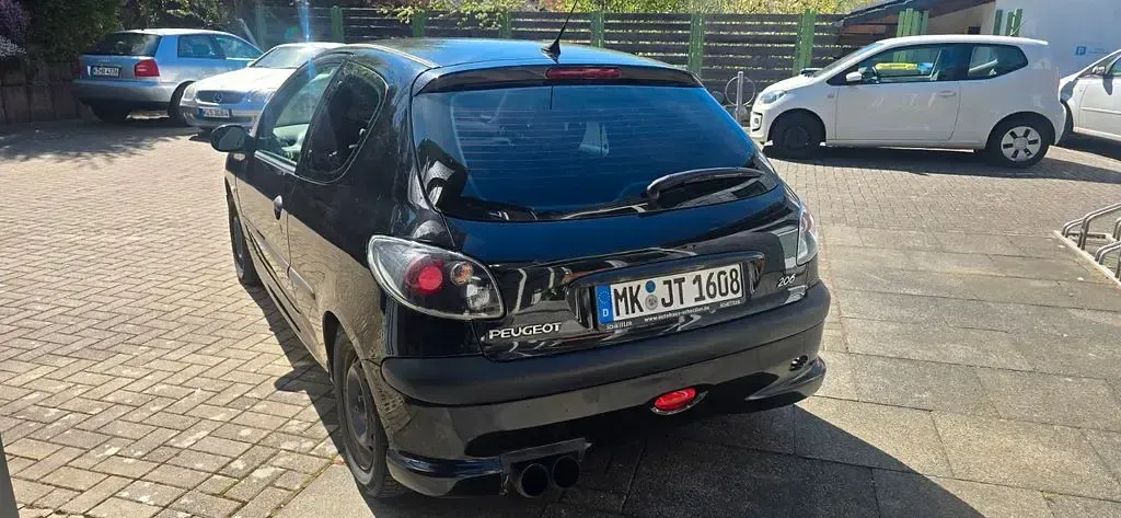 Gebraucht Peugeot 206 75 PS (55 kW) 2002 Schwarz Kleinwagen
