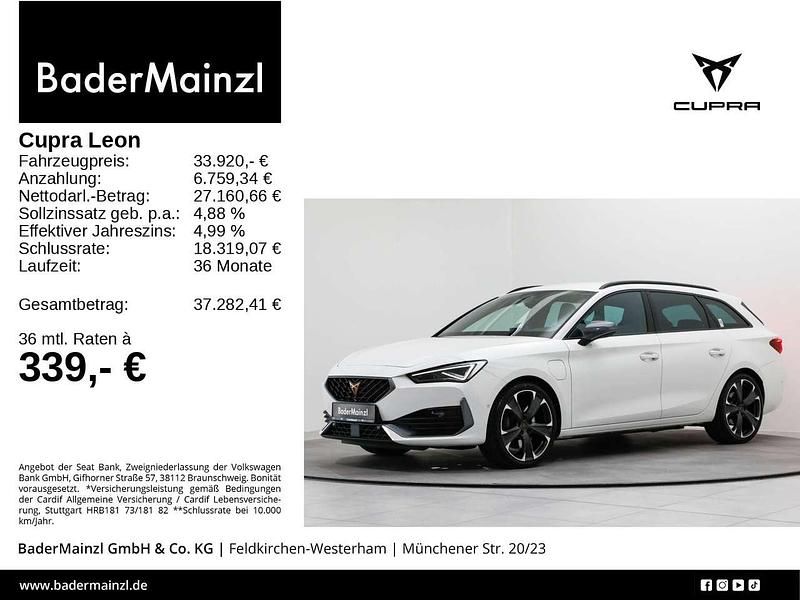 Weiß Gebraucht 2024 Cupra Leon VZ Kombi | 33.920 € (Fairer Preis) - Bild 1/3