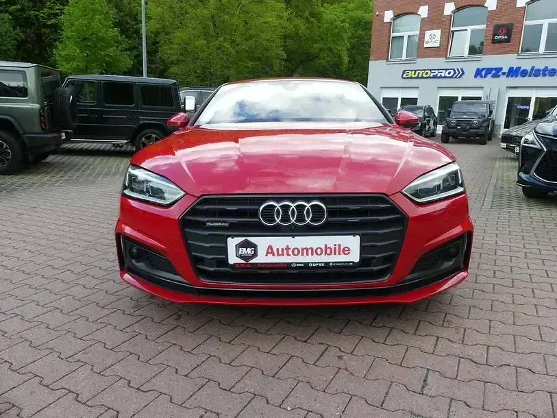 Gebraucht Audi A5 S-Line 190 PS (139 kW) 2018 Tangorot metallic (metallic) Coupé