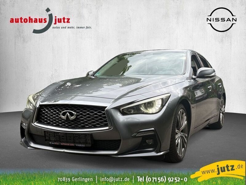 Grau Gebraucht 2018 Infiniti Q50 Sport Tech Limousine | 15.469 € - Bild 1/4