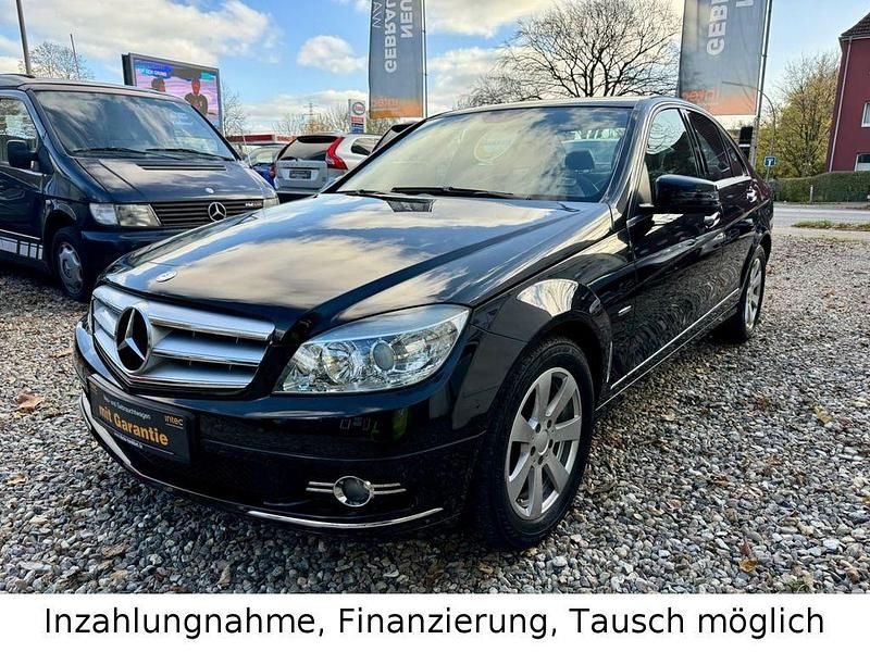 Schwarz Gebraucht 2009 Mercedes C180 Avantgarde Limousine | 7.999 € (Fairer Preis) - Bild 1/4