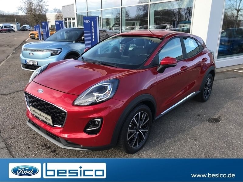 Rot Gebraucht 2020 Ford Puma Titanium SUV | 16.680 € (Guter Preis) - Bild 1/4