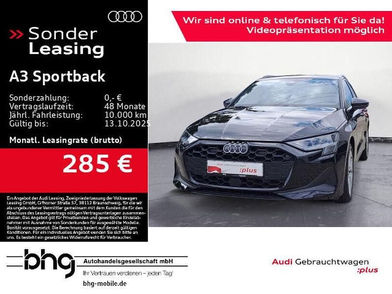Mythosschwarz metallic Gebraucht 2025 Audi A3 Ambiente Kombi | 31.960 € (Guter Preis) - Bild 1/4