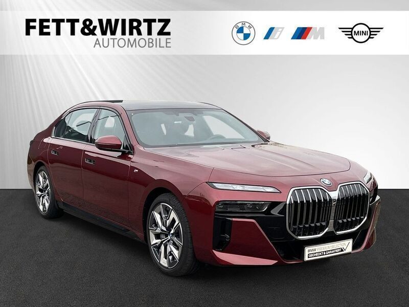 Aventurinrot Gebraucht 2023 BMW 750e Sport Line Limousine | 99.990 € - Bild 1/3