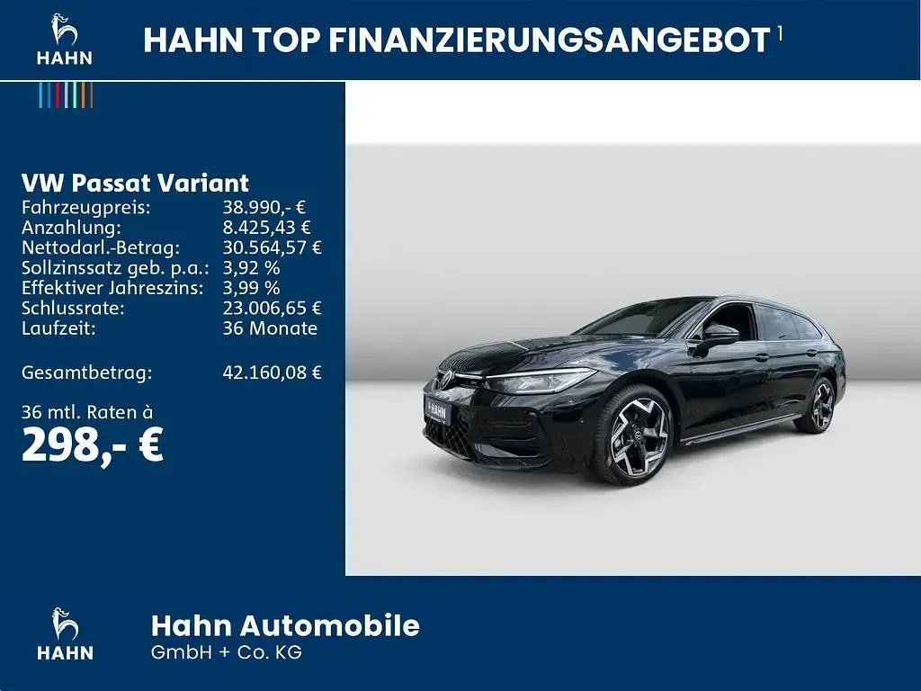 Gebraucht VW Passat R-line 150 PS (110 kW) 2025 Schwarz Kombi