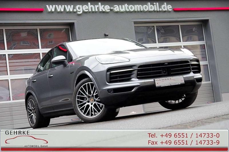 Quarzitgrau Gebraucht 2021 Porsche Cayenne E-Hybrid Coupe Coupé | 67.850 € (Fairer Preis) - Bild 1/4