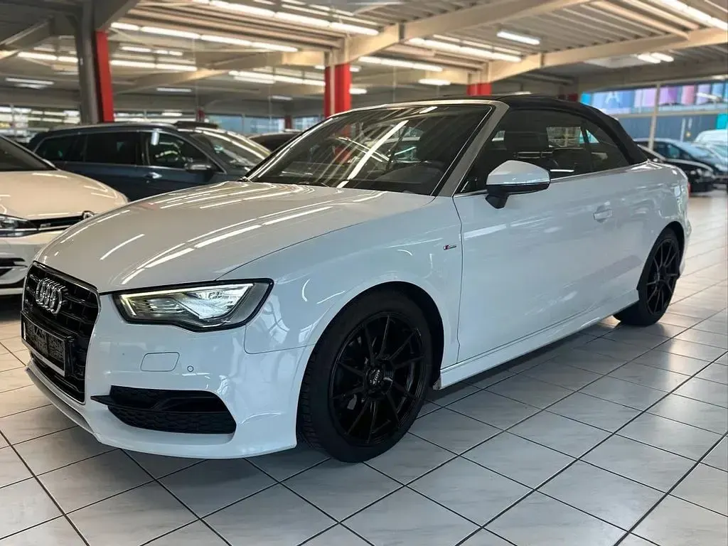 Gebraucht Audi A3 Cabriolet S-Line 150 PS (110 kW) 2016 Weiß Cabrio