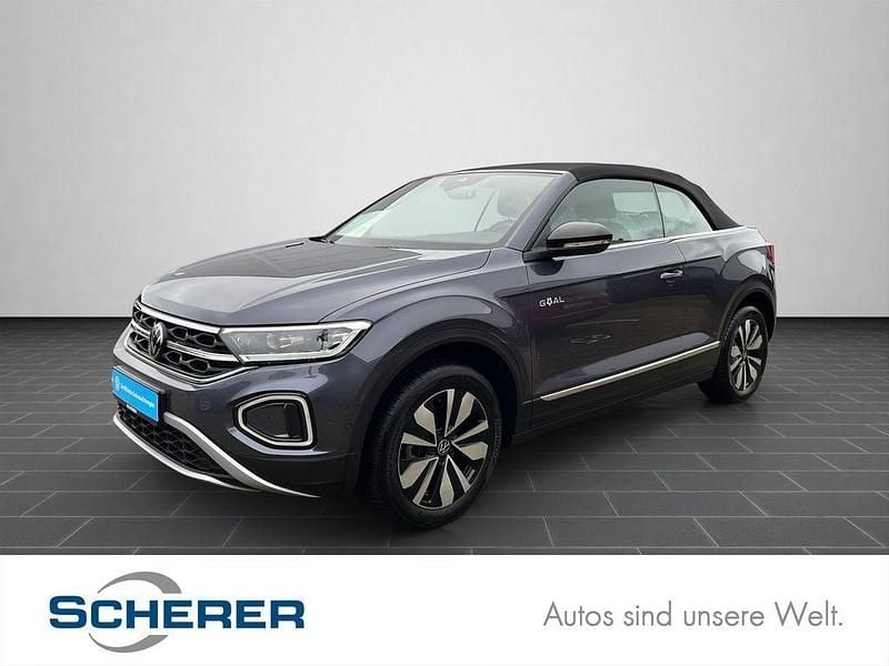 Rauchgrau metallic schwarz Gebraucht 2025 VW T-Roc Cabriolet Goal Cabrio | 30.900 € (Superpreis) - Bild 1/4