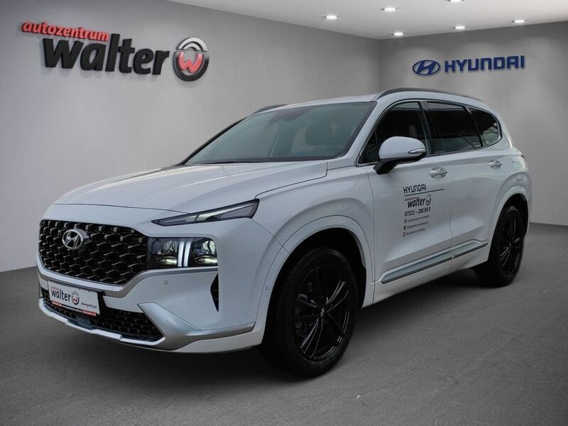 Weiß Gebraucht 2023 Hyundai Santa Fe Comfort SUV | 39.900 € (Superpreis) - Bild 1/4