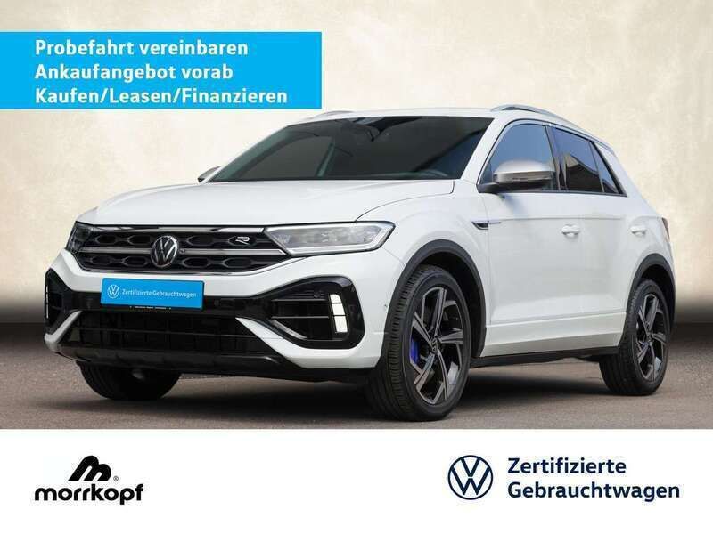 Pure white (weiß), uni Gebraucht 2024 VW T-Roc IQ Drive SUV | 36.940 € (Fairer Preis) - Bild 1/4
