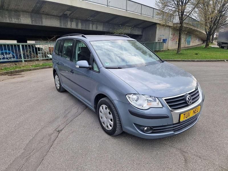 Gebraucht VW Touran Conceptline 102 PS (75 kW) 2008 Grau Van / Kleinbus