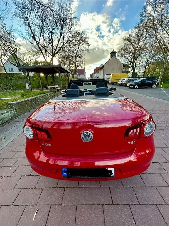 Brugt VW Eos Edition 122 HK (89 kW) 2008 Rød Cabriolet