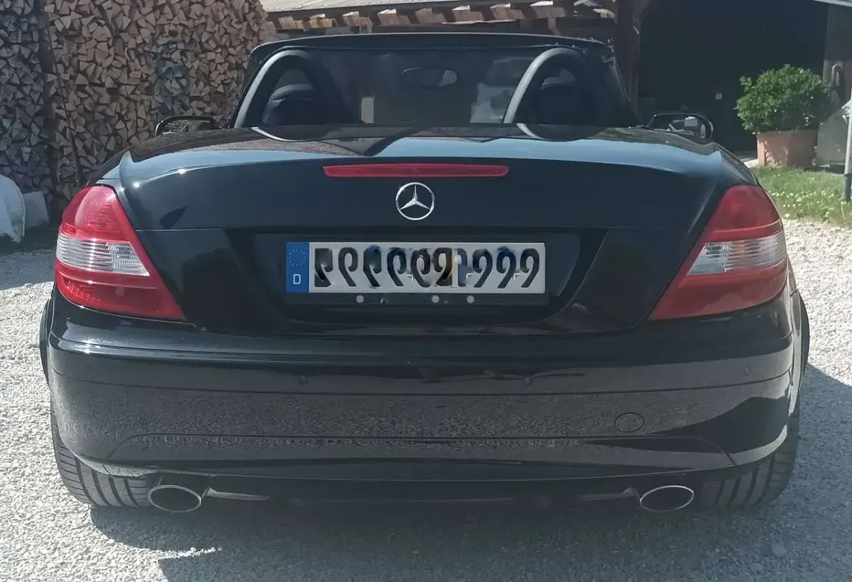 Gebraucht Mercedes SLK350 272 PS (200 kW) 2006 Schwarz Cabrio