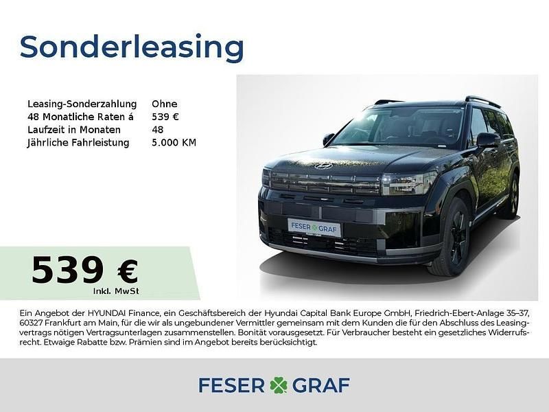 Abyss black Neu 2025 Hyundai Santa Fe Intro Edition SUV | 56.990 € (Fairer Preis) - Bild 1/4
