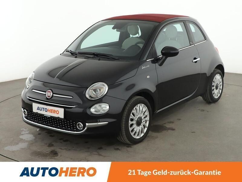 Schwarz Gebraucht 2021 Fiat 500C Dolcevita Cabrio | 12.580 € (Guter Preis) - Bild 1/3