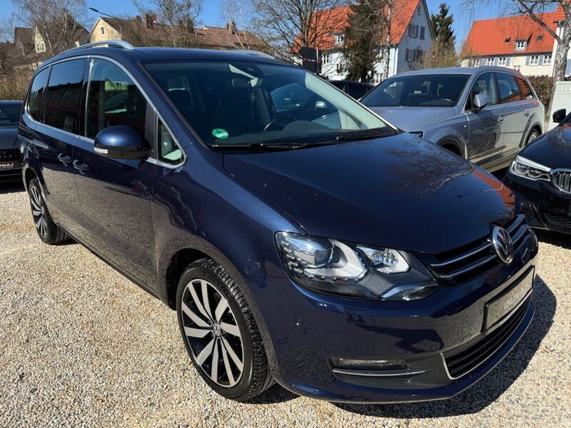 Blau Gebraucht 2015 VW Sharan Highline Van / Kleinbus | 16.900 € (Guter Preis) - Bild 1/4